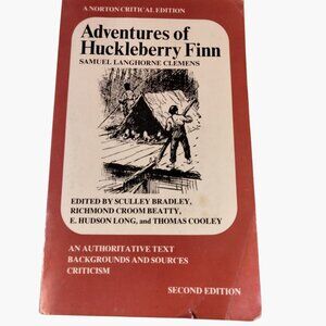 Adventures Of Huckleberry Finn Clemens Norton Critical Review 2nd Ed Paperback
